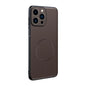 Plain Leather MagSafe Shockproof Phone Case, For iPhone 16 Pro, For iPhone 16 Plus, For iPhone 16, For iPhone 15 Pro Max, For iPhone 15 Pro, For iPhone 15 Plus