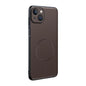 Plain Leather MagSafe Shockproof Phone Case, For iPhone 16 Pro, For iPhone 16 Plus, For iPhone 16, For iPhone 15 Pro Max, For iPhone 15 Pro, For iPhone 15 Plus