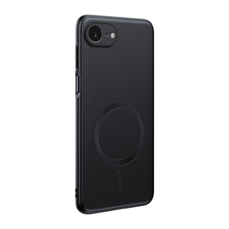 Plain Leather MagSafe Shockproof Phone Case, For iPhone 17 Pro Max, For iPhone 17 Pro, For iPhone 17, For iPhone Air, For iPhone 16e, For iPhone 16 Pro Max