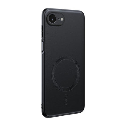 Plain Leather MagSafe Shockproof Phone Case, For iPhone 17 Pro Max, For iPhone 17 Pro, For iPhone 17, For iPhone Air, For iPhone 16e, For iPhone 16 Pro Max
