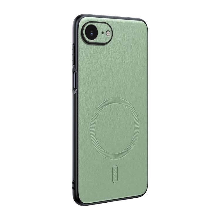 Plain Leather MagSafe Shockproof Phone Case, For iPhone 17 Pro Max, For iPhone 17 Pro, For iPhone 17, For iPhone Air, For iPhone 16e, For iPhone 16 Pro Max