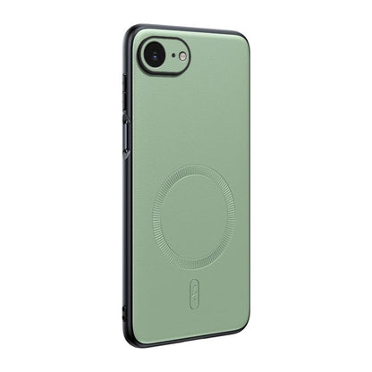 Plain Leather MagSafe Shockproof Phone Case, For iPhone 17 Pro Max, For iPhone 17 Pro, For iPhone 17, For iPhone Air, For iPhone 16e, For iPhone 16 Pro Max