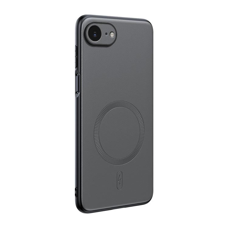 Plain Leather MagSafe Shockproof Phone Case, For iPhone 17 Pro Max, For iPhone 17 Pro, For iPhone 17, For iPhone Air, For iPhone 16e, For iPhone 16 Pro Max