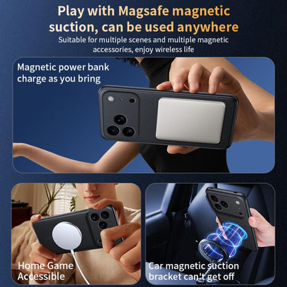 Plain Leather MagSafe Shockproof Phone Case, For iPhone 17 Pro Max, For iPhone 17 Pro, For iPhone 17, For iPhone Air, For iPhone 16e, For iPhone 16 Pro Max