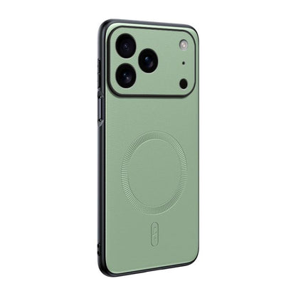 Plain Leather MagSafe Shockproof Phone Case, For iPhone 17 Pro Max, For iPhone 17 Pro, For iPhone 17, For iPhone Air, For iPhone 16e, For iPhone 16 Pro Max