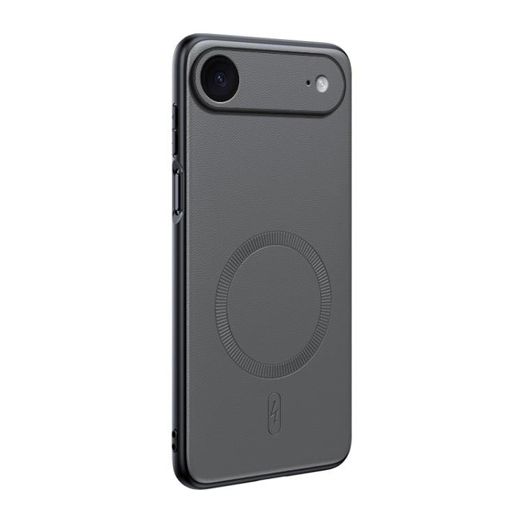 Plain Leather MagSafe Shockproof Phone Case, For iPhone 17 Pro Max, For iPhone 17 Pro, For iPhone 17, For iPhone Air, For iPhone 16e, For iPhone 16 Pro Max