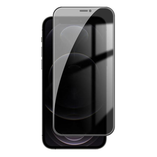 Kalebol High-Aluminum Screen-Printed Full-Coverage Black-Border Privacy Tempered Glass Film, For iPhone 12 Pro Max, For iPhone 12 Pro, For iPhone 11 Pro Max, For iPhone 11, For iPhone 11 Pro, For iPhone XS, For iPhone XR, For iPhone XS Max, For iPhone ...