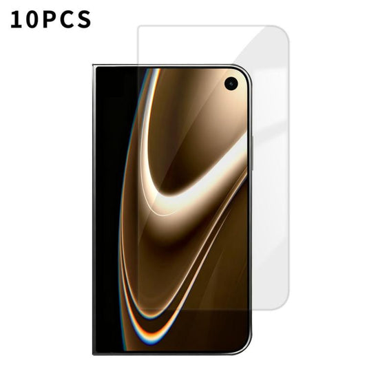 Kalebol 10pcs High-Aluminum Semi-Screen Anti-Fingerprint HD Tempered Glass Film, For iPhone Duo Outer Screen, For iPhone 18, For iPhone 18 Pro, For iPhone 18 Pro Max, For iPhone 17 Pro Max, For iPhone 17 Pro, For iPhone 17, For iPhone Air              ...