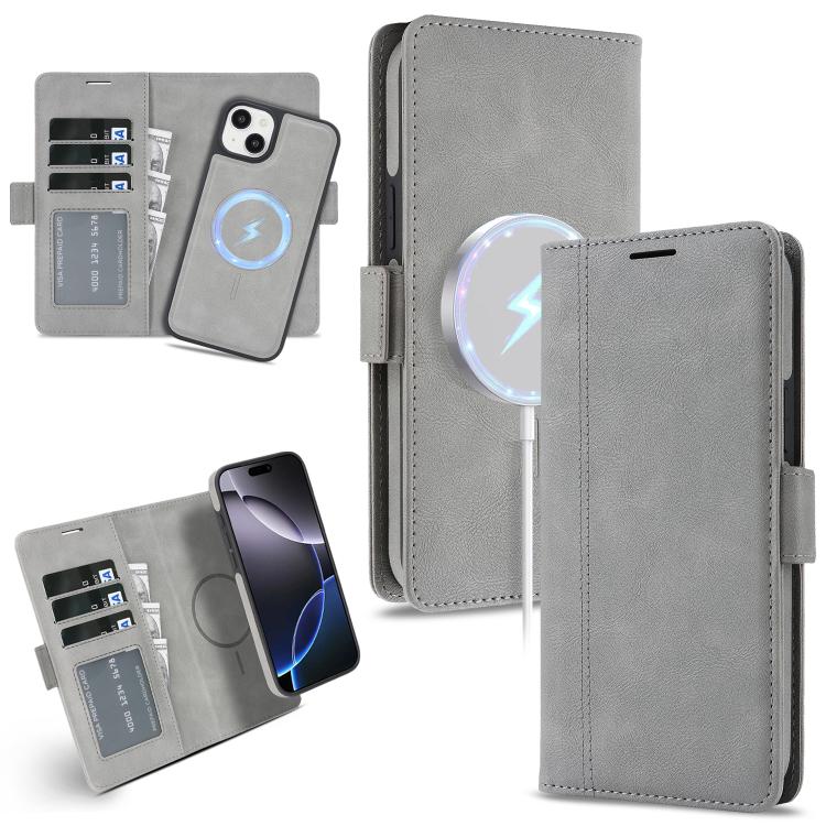Kalebol Strong Magnetic MagSafe Ring 2 In 1 Split Leather Phone Case, For iPhone 14 Pro Max, For iPhone 13 Pro Max, For iPhone 13 Pro, For iPhone 13