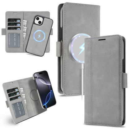 Kalebol Strong Magnetic MagSafe Ring 2 In 1 Split Leather Phone Case, For iPhone 14 Pro Max, For iPhone 13 Pro Max, For iPhone 13 Pro, For iPhone 13