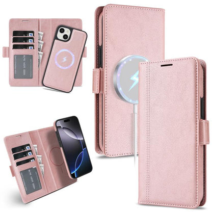 Kalebol Strong Magnetic MagSafe Ring 2 In 1 Split Leather Phone Case, For iPhone 14 Pro Max, For iPhone 13 Pro Max, For iPhone 13 Pro, For iPhone 13