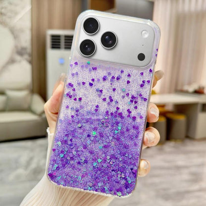 Sequins Glitter Gradient Epoxy TPU Phone Case, For iPhone 18 Pro / 17 Pro, For iPhone 18 Pro Max / 17 Pro Max, For iPhone 17e / 16e, For iPhone 17, For iPhone Air, For iPhone 16 Pro Max