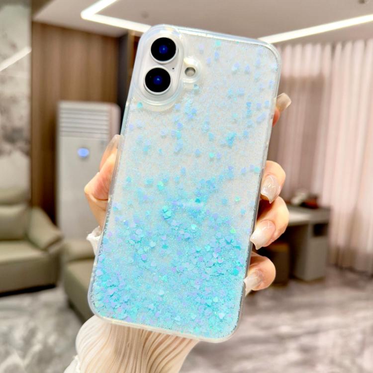 Sequins Glitter Gradient Epoxy TPU Phone Case, For iPhone 18 Pro / 17 Pro, For iPhone 18 Pro Max / 17 Pro Max, For iPhone 17e / 16e, For iPhone 17, For iPhone Air, For iPhone 16 Pro Max