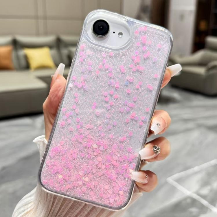 Sequins Glitter Gradient Epoxy TPU Phone Case, For iPhone 18 Pro / 17 Pro, For iPhone 18 Pro Max / 17 Pro Max, For iPhone 17e / 16e, For iPhone 17, For iPhone Air, For iPhone 16 Pro Max