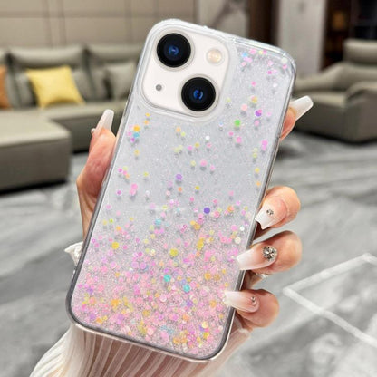 Sequins Glitter Gradient Epoxy TPU Phone Case, For iPhone 16 Pro, For iPhone 16 Plus, For iPhone 16, For iPhone 15 Pro Max, For iPhone 15 Pro, For iPhone 15 Plus