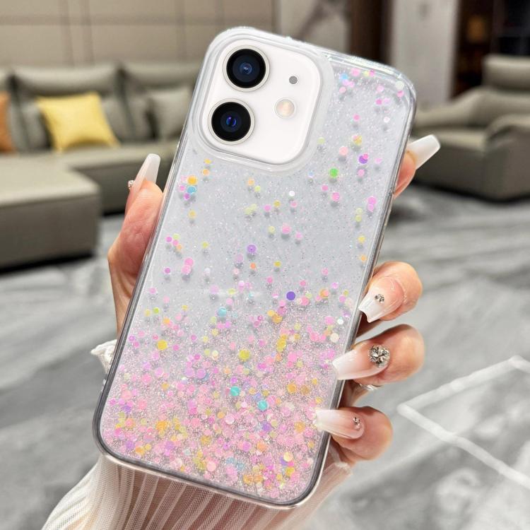 Sequins Glitter Gradient Epoxy TPU Phone Case, For iPhone 13 Pro, For iPhone 13, For iPhone 12, For iPhone 12 Pro Max, For iPhone 12 Pro, For iPhone 11