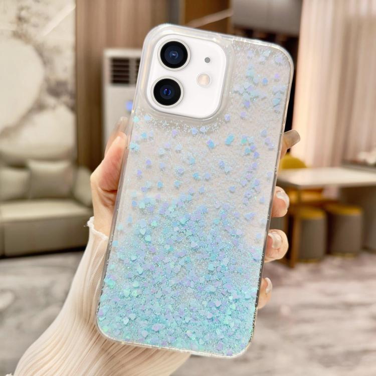 Sequins Glitter Gradient Epoxy TPU Phone Case, For iPhone 13 Pro, For iPhone 13, For iPhone 12, For iPhone 12 Pro Max, For iPhone 12 Pro, For iPhone 11