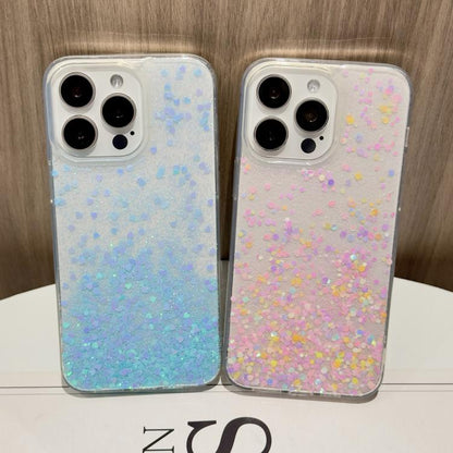 Sequins Glitter Gradient Epoxy TPU Phone Case, For iPhone 17e / 16e, For iPhone 17 Pro Max, For iPhone 17 Pro, For iPhone 17, For iPhone Air, For iPhone 16 Pro Max