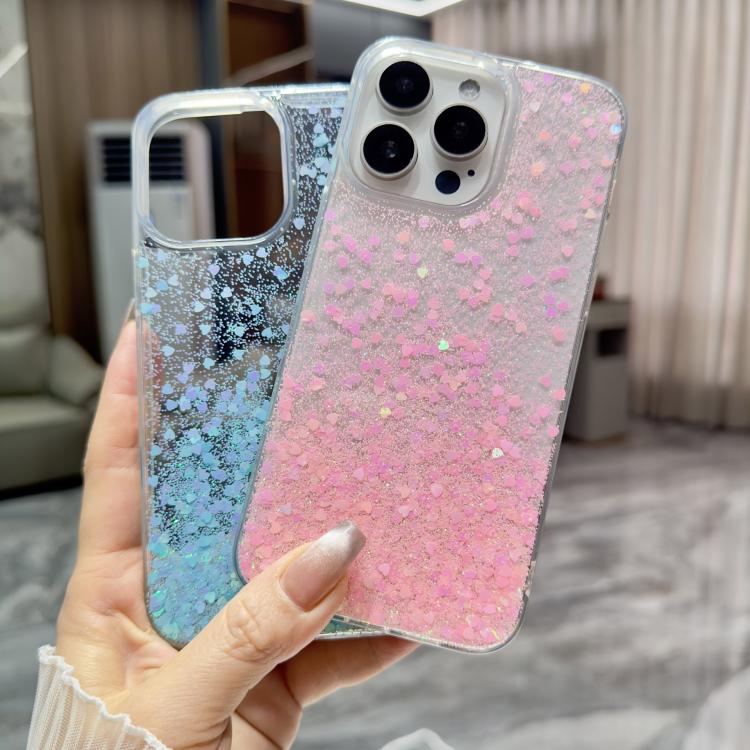 Sequins Glitter Gradient Epoxy TPU Phone Case, For iPhone 17e / 16e, For iPhone 17 Pro Max, For iPhone 17 Pro, For iPhone 17, For iPhone Air, For iPhone 16 Pro Max