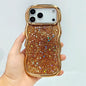 Wave Glitter Sequined Electroplated Phone Case, For iPhone 17 Pro Max, For iPhone 17 Pro, For iPhone 17