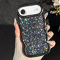 Wave Glitter Sequined Electroplated Phone Case, For iPhone 17, For iPhone Air, For iPhone 16 Pro Max