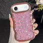 Wave Glitter Sequined Electroplated Phone Case, For iPhone 17, For iPhone Air, For iPhone 16 Pro Max