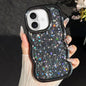 Wave Glitter Sequined Electroplated Phone Case, For iPhone 17, For iPhone Air, For iPhone 16 Pro Max