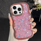 Wave Glitter Sequined Electroplated Phone Case, For iPhone 17, For iPhone Air, For iPhone 16 Pro Max