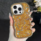 Wave Glitter Sequined Electroplated Phone Case, For iPhone 17, For iPhone Air, For iPhone 16 Pro Max