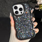 Wave Glitter Sequined Electroplated Phone Case, For iPhone 16 Pro, For iPhone 16 Plus, For iPhone 16