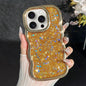 Wave Glitter Sequined Electroplated Phone Case, For iPhone 15 Pro Max, For iPhone 15 Pro, For iPhone 15 Plus