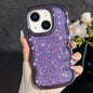 Wave Glitter Sequined Electroplated Phone Case, For iPhone 15 Pro Max, For iPhone 15 Pro, For iPhone 15 Plus
