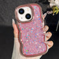 Wave Glitter Sequined Electroplated Phone Case, For iPhone 15, For iPhone 14 Plus, For iPhone 14