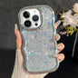 Wave Glitter Sequined Electroplated Phone Case, For iPhone 13 Pro, For iPhone 13