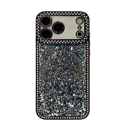 Diamond Sequins Glitter MagSafe Electroplating Phone Case, For iPhone 16 Pro Max, For iPhone 16 Pro, For iPhone 16 Plus, For iPhone 16