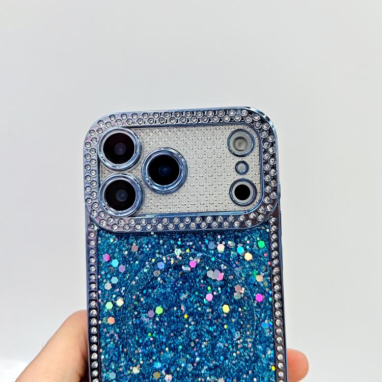 Diamond Sequins Glitter MagSafe Electroplating Phone Case, For iPhone 13 Pro Max, For iPhone 13 Pro, For iPhone 13
