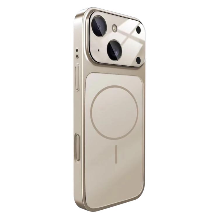 Change to 17 Big Lens Window Frosted MagSafe Phone Case, For iPhone 14 Plus, For iPhone 14, For iPhone 14 Pro, For iPhone 14 Pro Max
