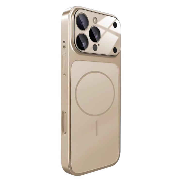 Change to 17 Big Lens Window Frosted MagSafe Phone Case, For iPhone 14 Plus, For iPhone 14, For iPhone 14 Pro, For iPhone 14 Pro Max