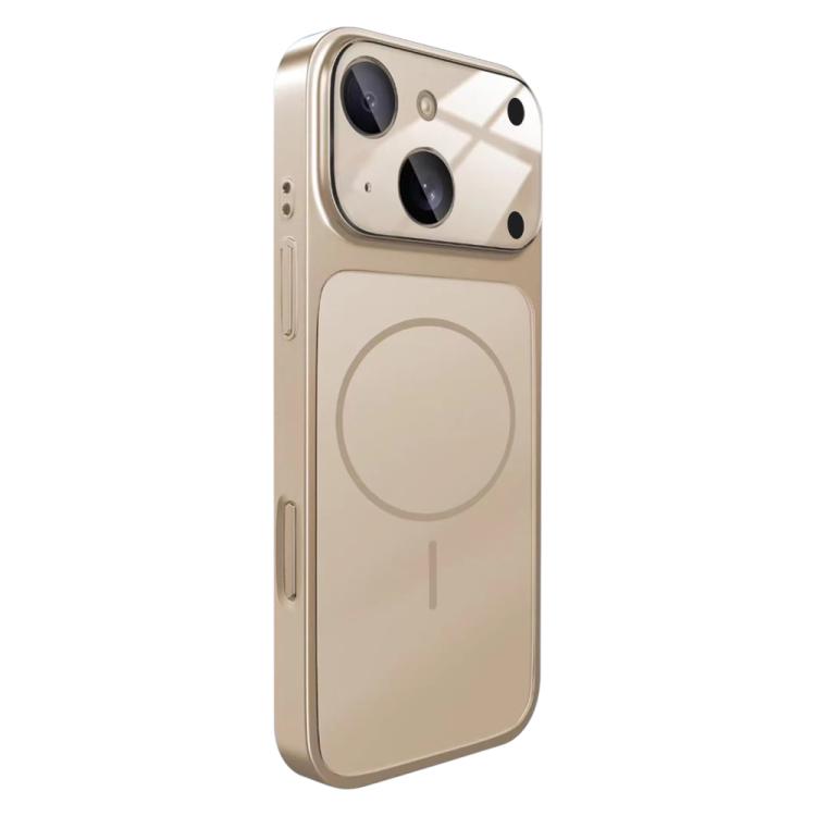 Change to 17 Big Lens Window Frosted MagSafe Phone Case, For iPhone 14 Plus, For iPhone 14, For iPhone 14 Pro, For iPhone 14 Pro Max