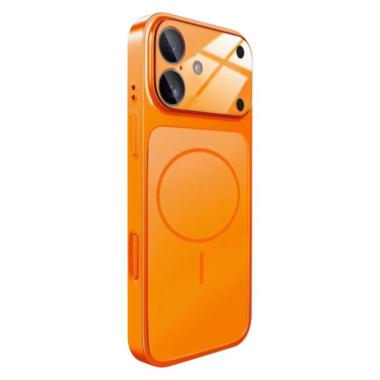 Change to 17 Big Lens Window Frosted MagSafe Phone Case, For iPhone 16 Pro Max, For iPhone 16 Pro, For iPhone 16 Plus, For iPhone 16
