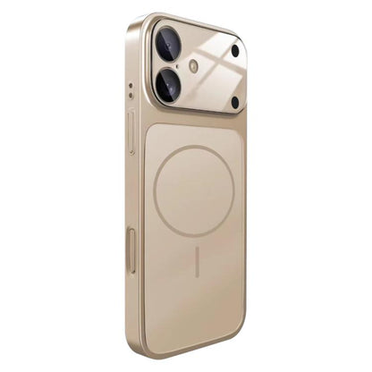 Change to 17 Big Lens Window Frosted MagSafe Phone Case, For iPhone 16 Pro Max, For iPhone 16 Pro, For iPhone 16 Plus, For iPhone 16