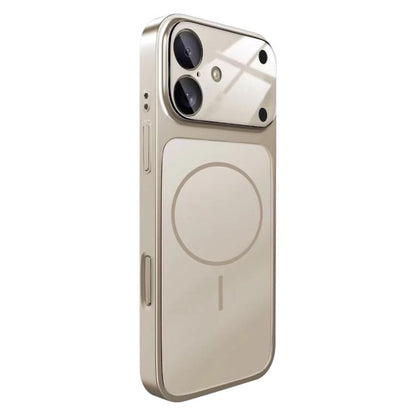 Change to 17 Big Lens Window Frosted MagSafe Phone Case, For iPhone 16 Pro Max, For iPhone 16 Pro, For iPhone 16 Plus, For iPhone 16