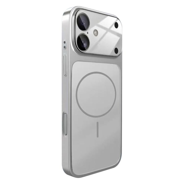 Change to 17 Big Lens Window Frosted MagSafe Phone Case, For iPhone 16 Pro Max, For iPhone 16 Pro, For iPhone 16 Plus, For iPhone 16