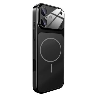 Change to 17 Big Lens Window Frosted MagSafe Phone Case, For iPhone 16 Pro Max, For iPhone 16 Pro, For iPhone 16 Plus, For iPhone 16