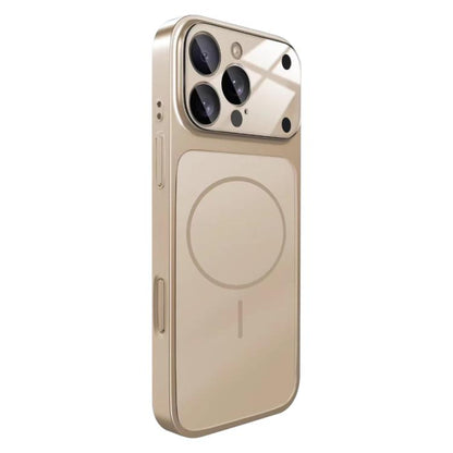 Change to 17 Big Lens Window Frosted MagSafe Phone Case, For iPhone 16 Pro Max, For iPhone 16 Pro, For iPhone 16 Plus, For iPhone 16