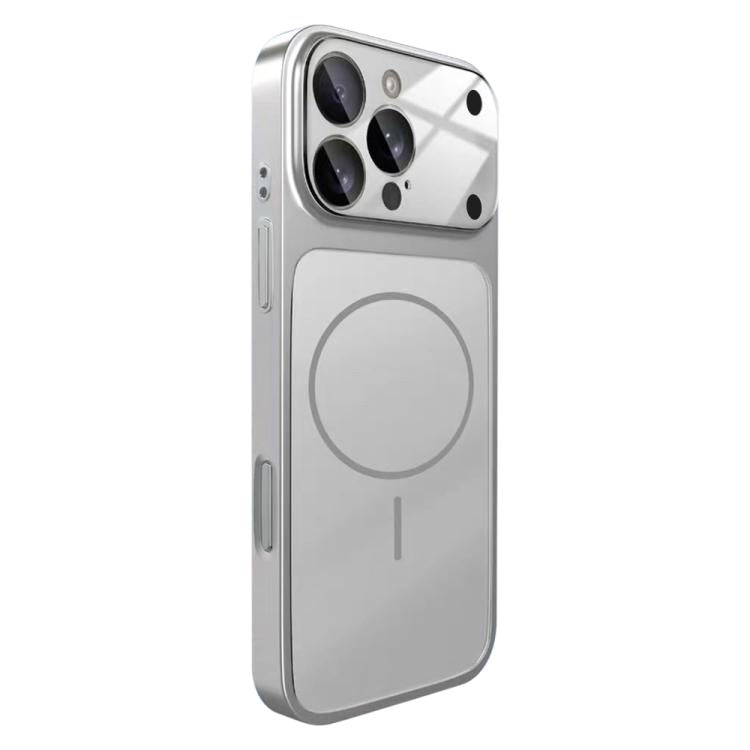 Change to 17 Big Lens Window Frosted MagSafe Phone Case, For iPhone 16 Pro Max, For iPhone 16 Pro, For iPhone 16 Plus, For iPhone 16