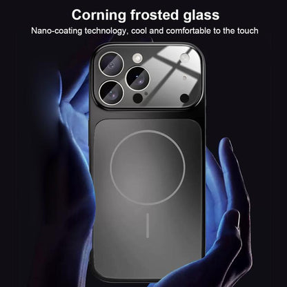 Change to 17 Big Lens Window Frosted MagSafe Phone Case, For iPhone 14 Plus, For iPhone 14, For iPhone 14 Pro, For iPhone 14 Pro Max