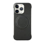 Frameless Leather-Skin PC MagSafe Holder Phone Case, For iPhone 12 Pro, For iPhone 11 Pro Max, For iPhone 11