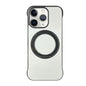 Frameless Leather-Skin PC MagSafe Holder Phone Case, For iPhone 12 Pro, For iPhone 11 Pro Max, For iPhone 11