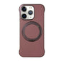 Frameless Leather-Skin PC MagSafe Holder Phone Case, For iPhone 12 Pro, For iPhone 11 Pro Max, For iPhone 11